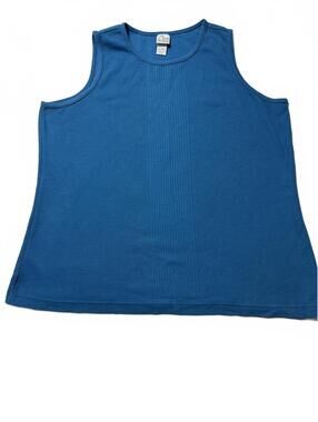 TNT Woman Blue Tank Top 18/20W | Sleeveless Summer MVP Ready for Sunshine